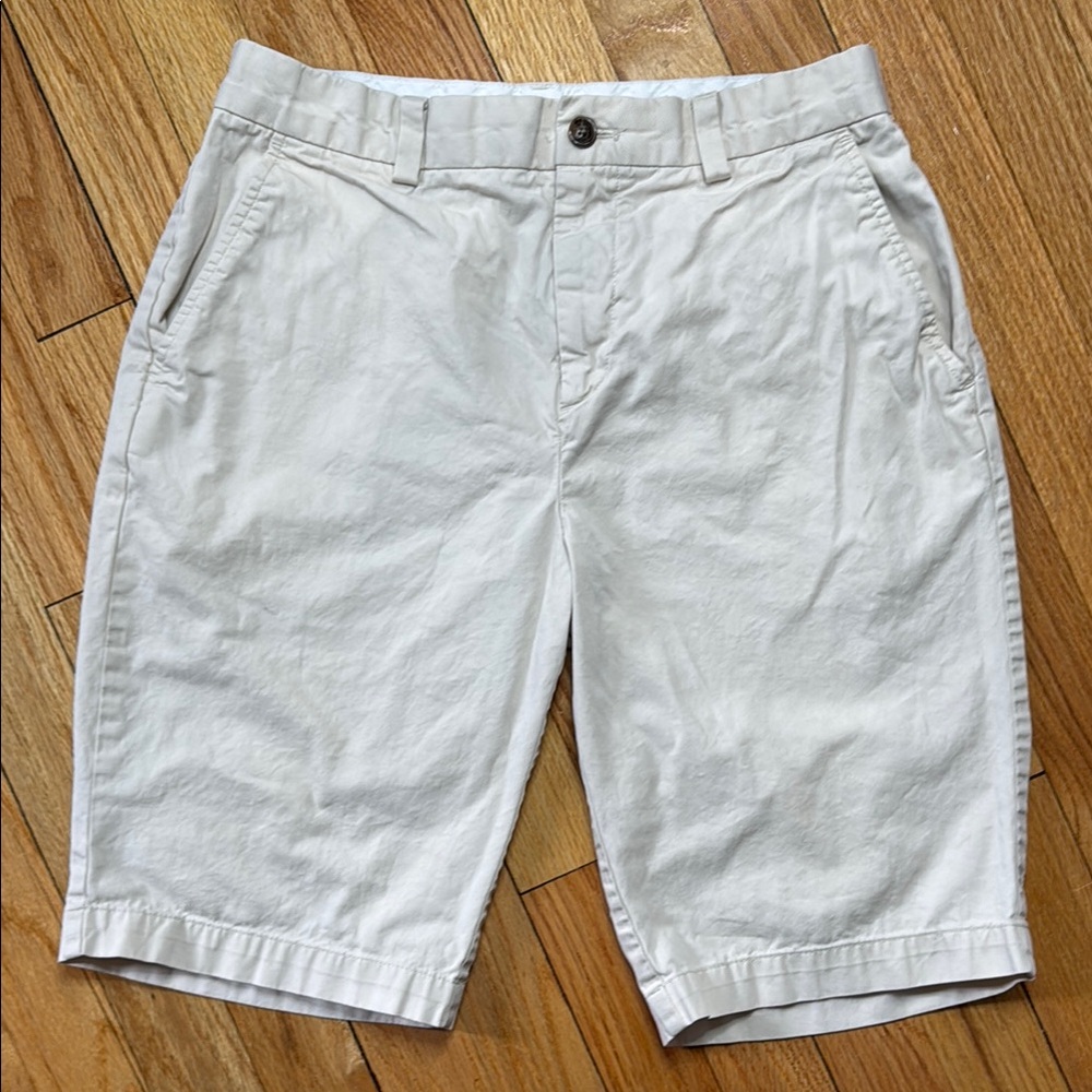 Brooks Brothers Shorts Boys Beige Flat Front Shorts Boys 16